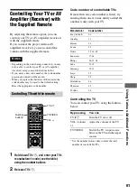 Предварительный просмотр 61 страницы Sony DVP-NC600 - Cd/dvd Player Operating Instructions Manual