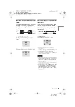 Preview for 21 page of Sony DVP-NC60P - Cd/dvd Player Operating Instructions Manual