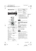 Preview for 25 page of Sony DVP-NC60P - Cd/dvd Player Operating Instructions Manual