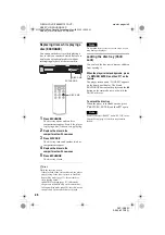 Preview for 26 page of Sony DVP-NC60P - Cd/dvd Player Operating Instructions Manual