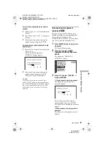 Preview for 57 page of Sony DVP-NC60P - Cd/dvd Player Operating Instructions Manual