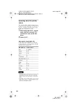 Preview for 60 page of Sony DVP-NC60P - Cd/dvd Player Operating Instructions Manual