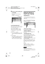 Preview for 62 page of Sony DVP-NC60P - Cd/dvd Player Operating Instructions Manual