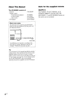 Preview for 4 page of Sony DVP-NC665P Owner'S Manual