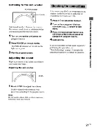 Preview for 21 page of Sony DVP-NC665P Owner'S Manual