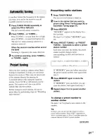 Preview for 31 page of Sony DVP-NC665P Owner'S Manual