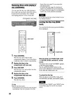 Preview for 30 page of Sony DVP-NC675P  (DVP-NC675P CD/DVD Player) Operating Instructions Manual