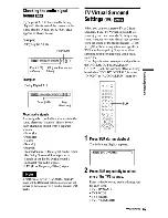 Preview for 47 page of Sony DVP-NC675P  (DVP-NC675P CD/DVD Player) Operating Instructions Manual