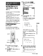 Preview for 59 page of Sony DVP-NC675P  (DVP-NC675P CD/DVD Player) Operating Instructions Manual