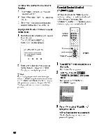 Preview for 60 page of Sony DVP-NC675P  (DVP-NC675P CD/DVD Player) Operating Instructions Manual