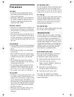 Preview for 5 page of Sony DVP-NC80V Operating Instructions (DVPNC80V) Operating Instructions Manual