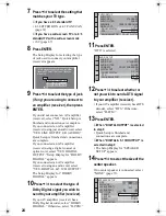 Preview for 24 page of Sony DVP-NC80V Operating Instructions (DVPNC80V) Operating Instructions Manual