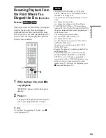 Preview for 29 page of Sony DVP-NC80V Operating Instructions (DVPNC80V) Operating Instructions Manual