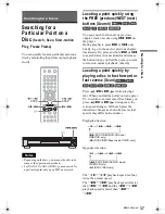 Preview for 37 page of Sony DVP-NC80V Operating Instructions (DVPNC80V) Operating Instructions Manual