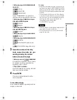 Preview for 39 page of Sony DVP-NC80V Operating Instructions (DVPNC80V) Operating Instructions Manual