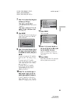 Preview for 25 page of Sony DVP-NC85H - HDMI/CD Progressive Scan DVD Changer Operating Instructions Manual