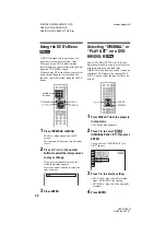 Preview for 30 page of Sony DVP-NC85H - HDMI/CD Progressive Scan DVD Changer Operating Instructions Manual