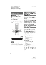 Preview for 36 page of Sony DVP-NC85H - HDMI/CD Progressive Scan DVD Changer Operating Instructions Manual