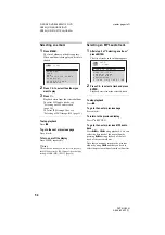 Preview for 54 page of Sony DVP-NC85H - HDMI/CD Progressive Scan DVD Changer Operating Instructions Manual