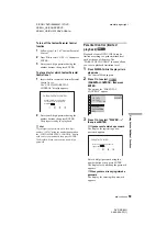 Preview for 59 page of Sony DVP-NC85H - HDMI/CD Progressive Scan DVD Changer Operating Instructions Manual