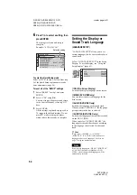 Preview for 64 page of Sony DVP-NC85H - HDMI/CD Progressive Scan DVD Changer Operating Instructions Manual