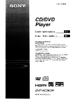 Sony DVP-NCBOOH Operating Instructions Manual preview