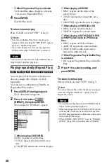 Preview for 28 page of Sony DVP-NS29 Operating Instructions Manual