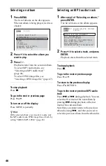 Preview for 46 page of Sony DVP-NS29 Operating Instructions Manual