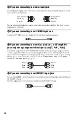 Preview for 18 page of Sony DVP-NS3100ES - Es Dvd/sa-cd Player Operating Instructions Manual