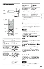 Preview for 31 page of Sony DVP-NS3100ES - Es Dvd/sa-cd Player Operating Instructions Manual