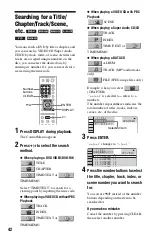 Preview for 42 page of Sony DVP-NS3100ES - Es Dvd/sa-cd Player Operating Instructions Manual