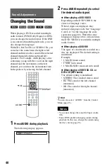 Preview for 48 page of Sony DVP-NS3100ES - Es Dvd/sa-cd Player Operating Instructions Manual