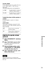 Preview for 77 page of Sony DVP-NS3100ES - Es Dvd/sa-cd Player Operating Instructions Manual