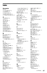 Preview for 87 page of Sony DVP-NS3100ES - Es Dvd/sa-cd Player Operating Instructions Manual