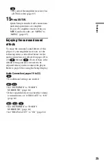 Preview for 25 page of Sony DVP-NS330 Operating Instructions Manual