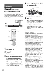 Preview for 26 page of Sony DVP-NS330 Operating Instructions Manual