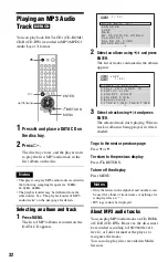 Preview for 32 page of Sony DVP-NS330 Operating Instructions Manual