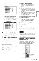 Preview for 35 page of Sony DVP-NS330 Operating Instructions Manual