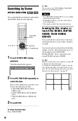 Preview for 42 page of Sony DVP-NS330 Operating Instructions Manual