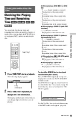 Preview for 43 page of Sony DVP-NS330 Operating Instructions Manual