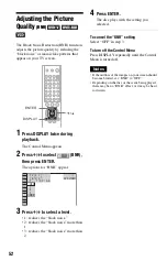 Preview for 52 page of Sony DVP-NS330 Operating Instructions Manual