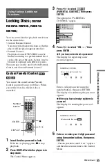 Preview for 55 page of Sony DVP-NS330 Operating Instructions Manual