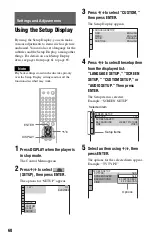 Preview for 60 page of Sony DVP-NS330 Operating Instructions Manual