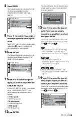 Preview for 25 page of Sony DVP-NS355 Operating Instructions Manual