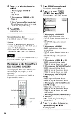 Preview for 34 page of Sony DVP-NS355 Operating Instructions Manual