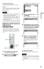 Предварительный просмотр 35 страницы Sony DVP-NS355 Operating Instructions Manual