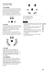 Preview for 45 page of Sony DVP-NS355 Operating Instructions Manual