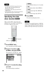 Preview for 54 page of Sony DVP-NS355 Operating Instructions Manual