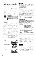 Предварительный просмотр 64 страницы Sony DVP-NS355 Operating Instructions Manual