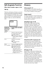 Предварительный просмотр 72 страницы Sony DVP-NS355 Operating Instructions Manual